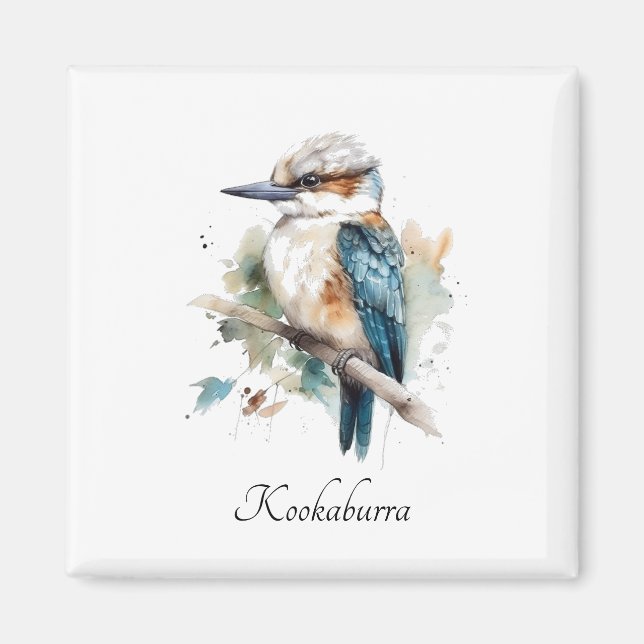 True Blue Kookaburra, custom Magnet (Front)