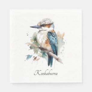 True Blue Kookaburra, custom Napkin