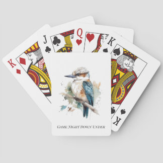 True Blue Kookaburra, custom Playing Cards