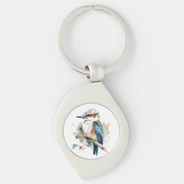 True Blue Kookaburra Key Ring (Front)