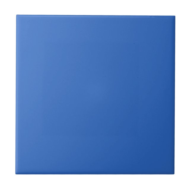 True Blue Solid Colour Tile (Front)