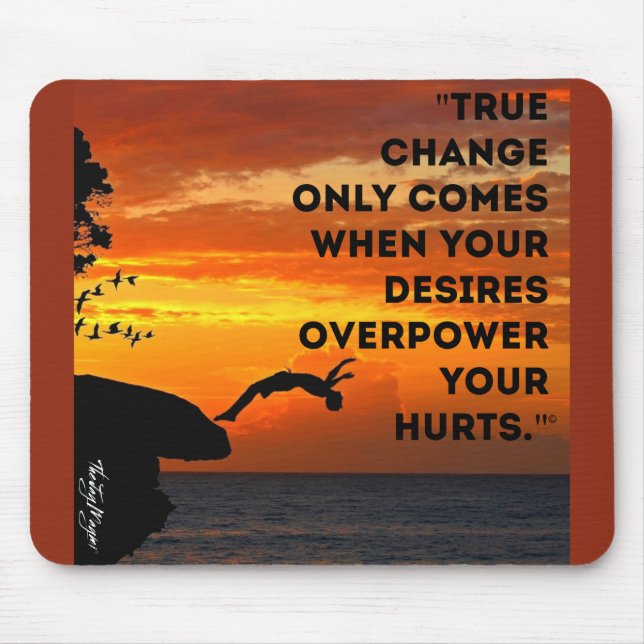 "True Change" Mouse Mat (Front)