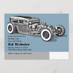 True Classic Birthday Invitation