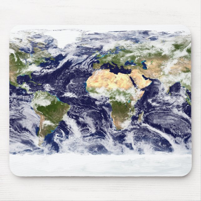 True-colour image of the entire Earth Mouse Mat (Front)