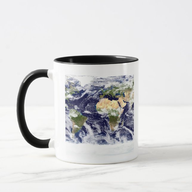 True-colour image of the entire Earth Mug (Left)