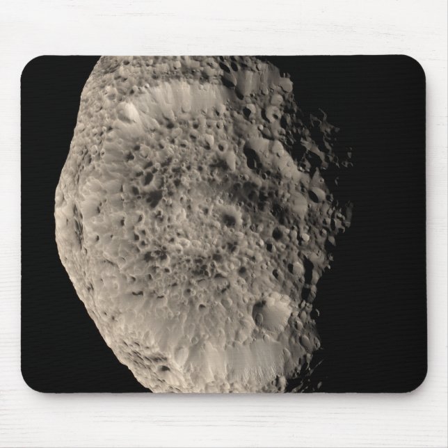 True colour mosaic of Saturn's moon Hyperion Mouse Mat (Front)