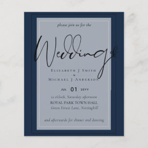 True Colour Script Typography Budget Wedding