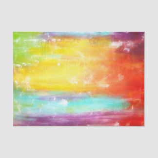 True Colours Abstract Art Tissue Paper