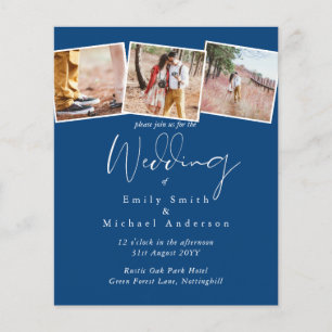True Colours PHOTO Collage Wedding Budget Invites