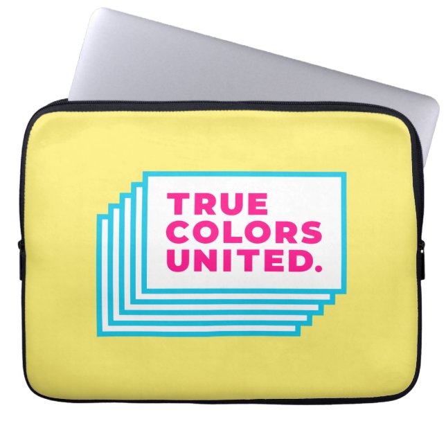True Colours United Neoprene Laptop Sleeve 13 inch (Front)