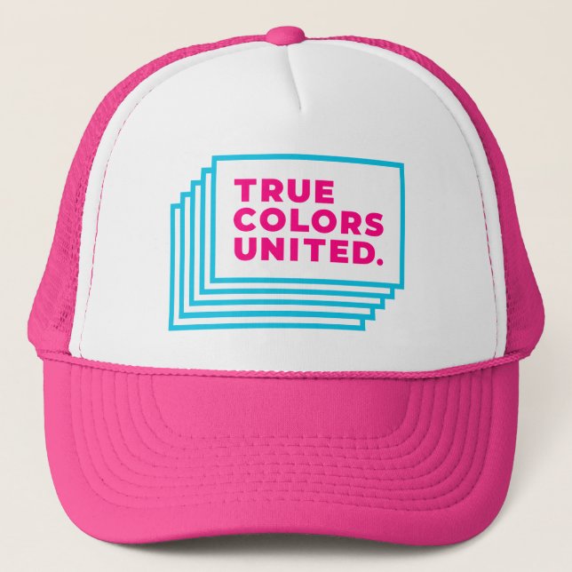 True Colours United Trucker Hat (Magenta) (Front)