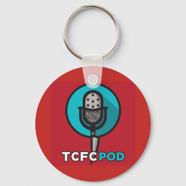 True Crime Fan Club Logo Key Chain (Front)