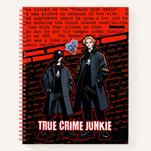 True Crime Junkie Notebook (Front)