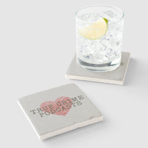 True Crime Podcast Lover  Stone Coaster