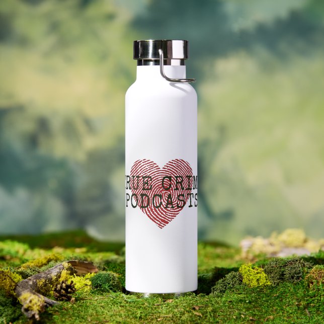 True Crime Podcast Lover Vacuum  Water Bottle (Outdoor)
