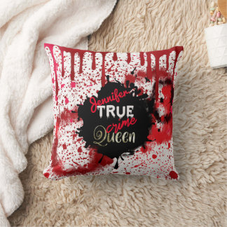 True Crime Queen Personalised Cushion