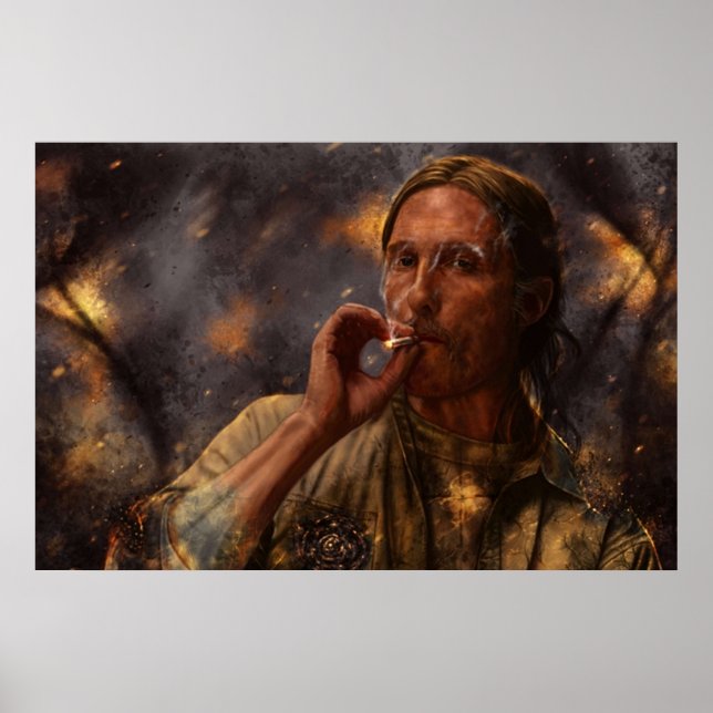 True Detective  Rust Cohle 2014 Poster (Front)