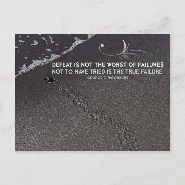 True Failure Inspirational Post Card (Front)