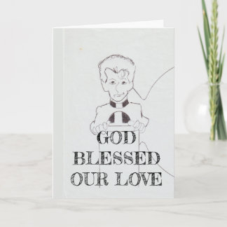 True Faith Designs-God Blessed Our Love card