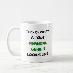 true financial genius coffee mug