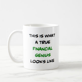 true financial genius coffee mug