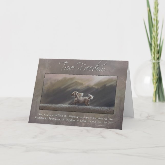 True Freedom by Kim McElroy Card (Front)
