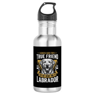 True Friend Labrador Dog 532 Ml Water Bottle