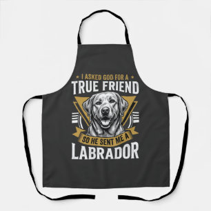True Friend Labrador Dog Apron