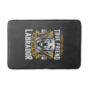True Friend Labrador Dog Bath Mat