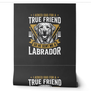 True Friend Labrador Dog Wallpaper