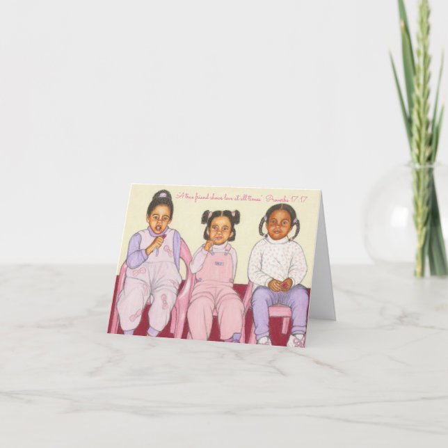 True Friend Love At All Times Scripture Card (Front)