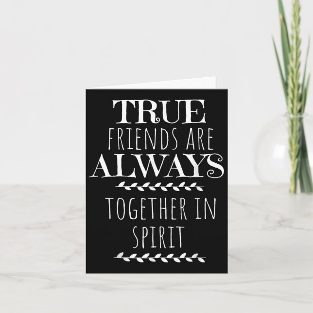 True Friends Anne Of Green Gables Friend Quote Gif Card (Front)