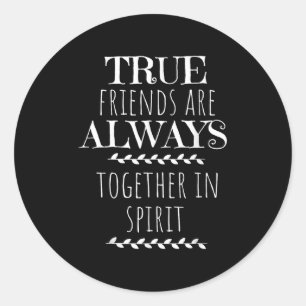 True Friends Anne Of Green Gables Friend Quote Gif Classic Round Sticker