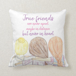 True Friends Ellie Series Throw Pillow