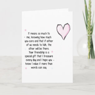 TRUE FRIENDSHIP ***HAPPY BIRTHDAY**** CARD