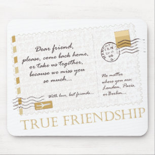 True Friendship Mouse Mat