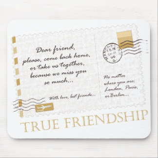 True Friendship Mouse Mat