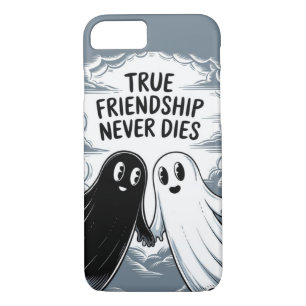 True Friendship Never Dies Ghosts Holding Hands iPhone 8/7 Case