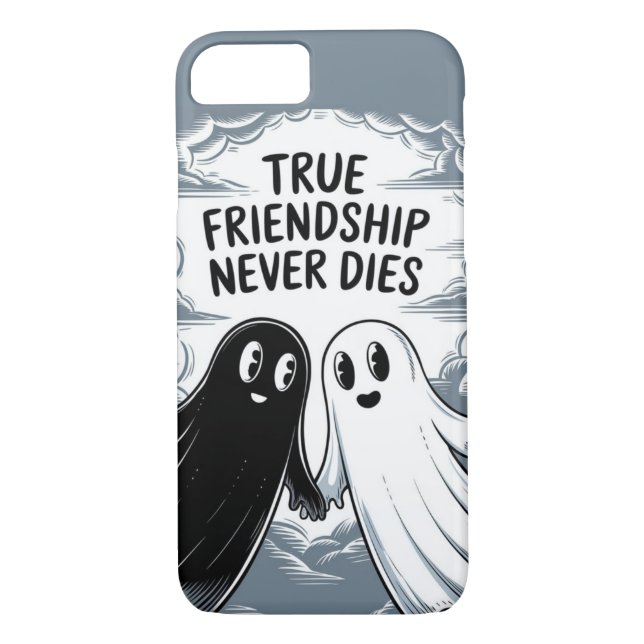 True Friendship Never Dies Ghosts Holding Hands Case-Mate iPhone Case (Back)