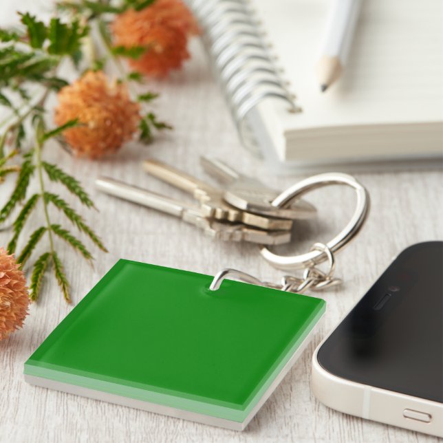 True Green Key Ring (Front Right)
