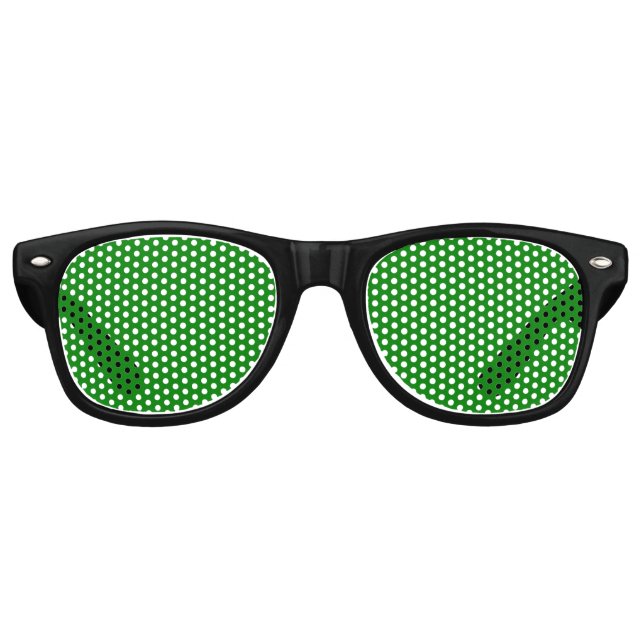 True Green Retro Sunglasses (Front)