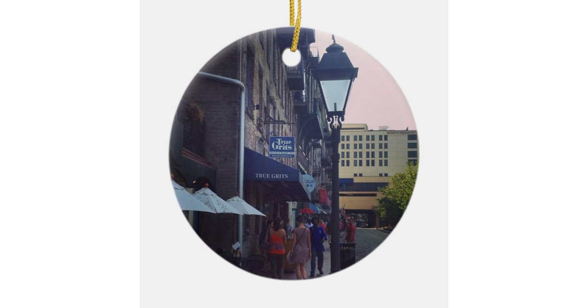 True Grits of Savannah Ceramic Tree Decoration Zazzle