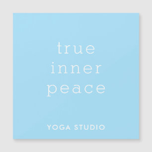 True Inner Peace Yoga Studio Magnetic Card