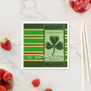 True Irish Heart St Patrick's Day PPN01 Napkin