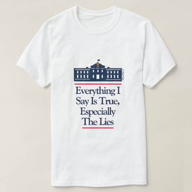 True Lies - A MisterP Shirt (Design Front)