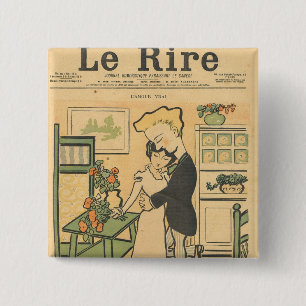 True Love 15 Cm Square Badge