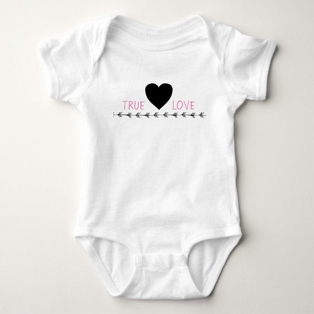 True Love Baby Bodysuit (Front)
