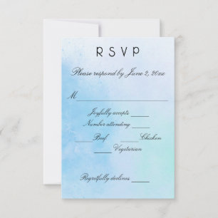 "True Love Blue" Response Cards