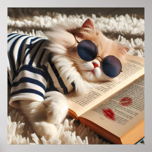 True love book. Romantic lifestyle Poster