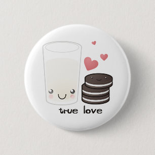 True Love Buttom 6 Cm Round Badge
